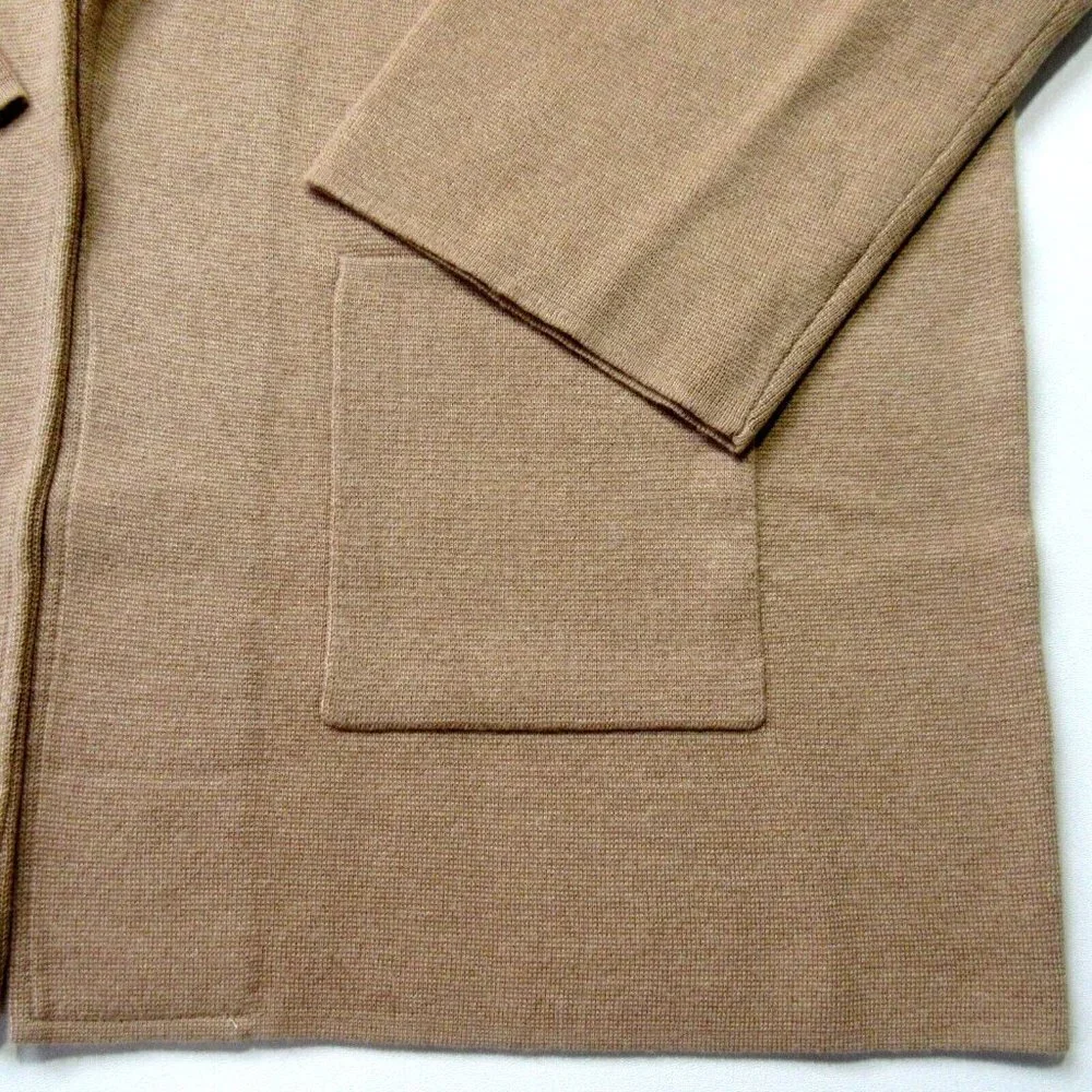 NWT J.Crew Sophie in Heather Khaki Open-Front Sweater Blazer Cardigan 2X $148
